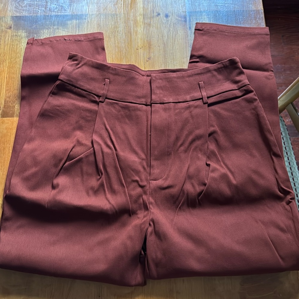 Shein high waist belted pants